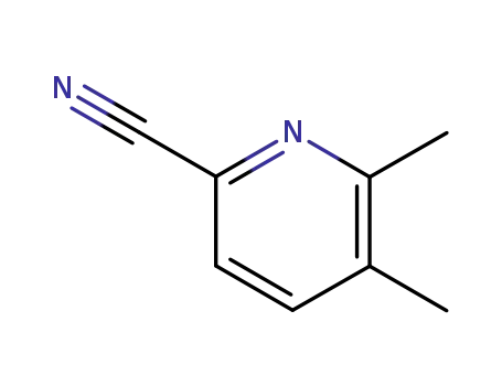 Molecular Structure of 59146-67-7 (6-Cyano-2,3-dimethylpyridine)