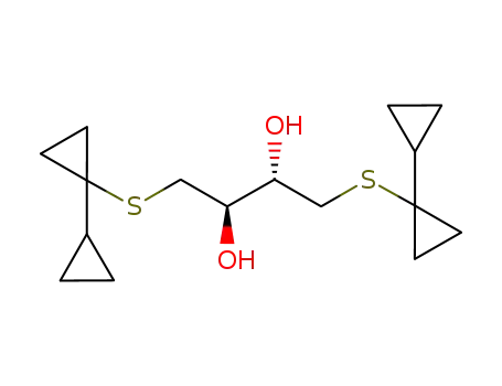 (2R,3S)-1,4-Bis-(bicyclopropyl-1-ylsulfanyl)-butane-2,3-diol