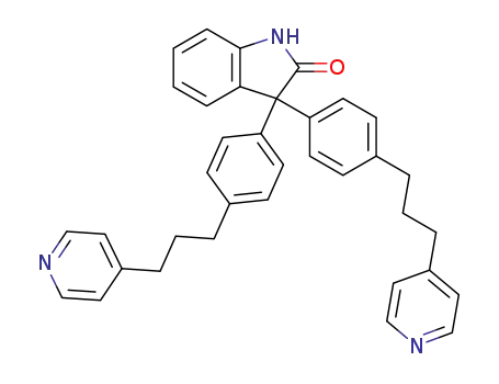 3,3-Bis-[4-(3-pyridin-4-yl-propyl)-phenyl]-1,3-dihydro-indol-2-one