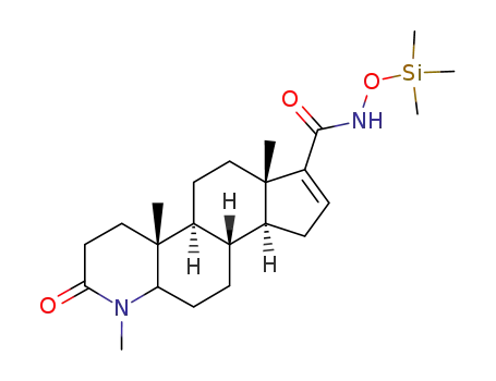 17-(N-(trimethylsilyloxy)carbamoyl)-4-aza-4-methylandrost-16-en-3-one