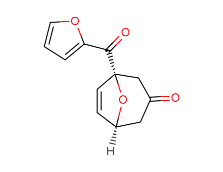 (1SR,5RS)-1-(2-furoyl)-8-oxabicyclo[3.2.1]oct-6-en-3-one