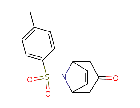 Molecular Structure of 646036-43-3 (8-Azabicyclo[3.2.1]oct-6-en-3-one, 8-[(4-methylphenyl)sulfonyl]-)