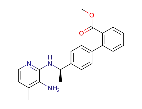 4'-[(R)-1-(3-Amino-4-methyl-pyridin-2-ylamino)-ethyl]-biphenyl-2-carboxylic acid methyl ester