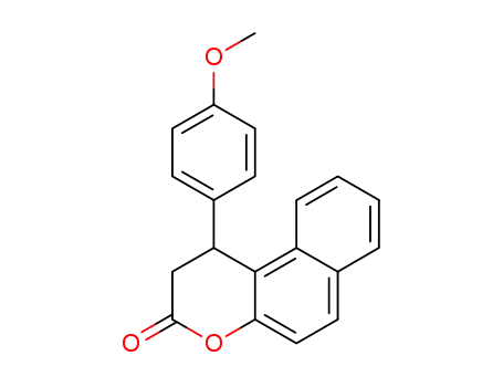 1,2-dihydro-1-(4-methoxyphenyl)-3H-naphtho[2,1-b]pyran-3-one