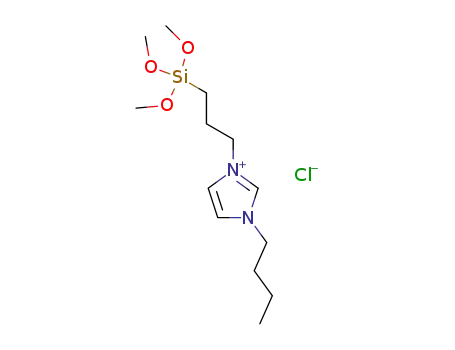 1-butyl-3-[3-(trimethoxysilyl)propyl]-1H-imidazol-3-ium chloride