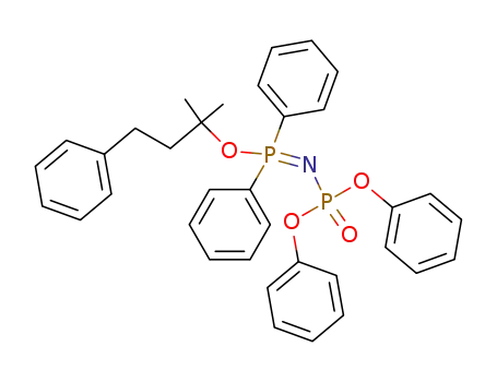 1,1-dimethyl-3-phenylpropyl N-(diphenoxyphosphoryl)diphenylphosphinimidate
