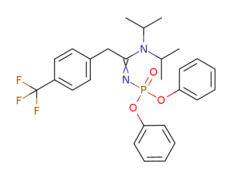 N1,N1-diisopropyl-N2-(diphenylphosphoryl)-2-(4-trifluoromethylphenyl)acetamidine
