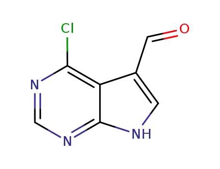 4-chloro-7H-pyrrolo[2,3-d]pyrimidine-5-carboxaldehyde