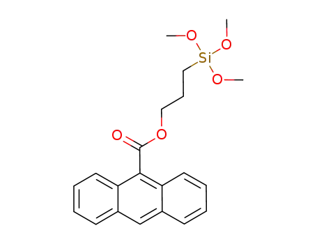 9-anthracenecarboxylic acid (trimethoxysilyl) propyl ester