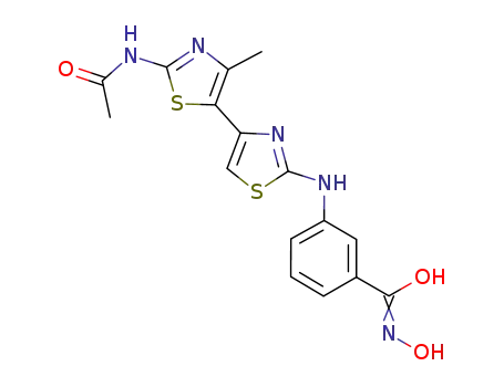 3-{[2'-(acetylamino)-4'-methyl-4,5'-bi-1,3-thiazol-2-yl]amino}-N-hydroxybenzenecarboximidic acid