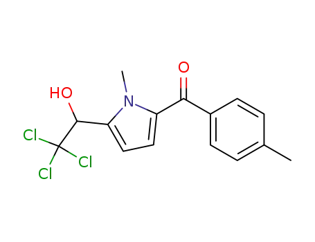 1-Methyl-2-(2,2,2-trichloro-1-hydroxyethyl)-5-p-toluoylpyrrole