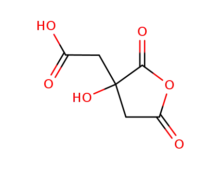 Molecular Structure of 24555-16-6 (Citric acid anhydride)