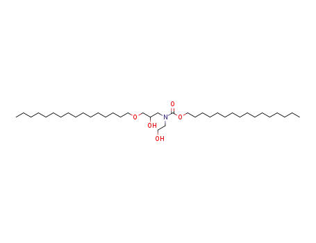 N-(hexadecyloxycarbonyl)-N-(2-hydroxy-3-hexadecyloxypropyl) ethanolamine