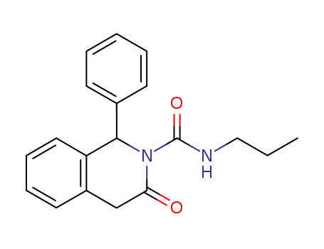 Molecular Structure of 70436-95-2 (2(1H)-Isoquinolinecarboxamide, 3,4-dihydro-3-oxo-1-phenyl-N-propyl-)