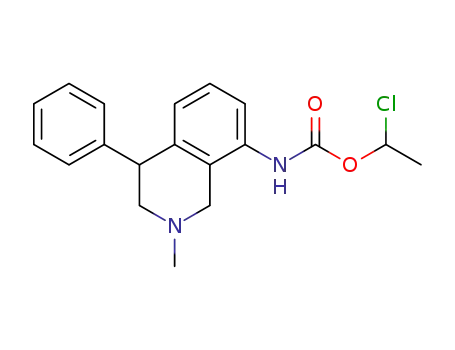 8-β-chloroethoxycarbonyl-amino-4-phenyl-2-methyl-1,2,3,4-tetrahydro-isoquinoline