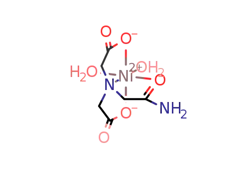 cis-diaqua(N-carbamoylmethyl-iminodiacetato)nickel(II)