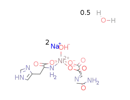 Na2[Ni(N-(2-acetamido)iminodiacetato)(histidine)(OH)]*0.5H2O