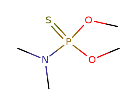 Molecular Structure of 28167-51-3 (O,O-dimethyl dimethylphosphoramidothioate)