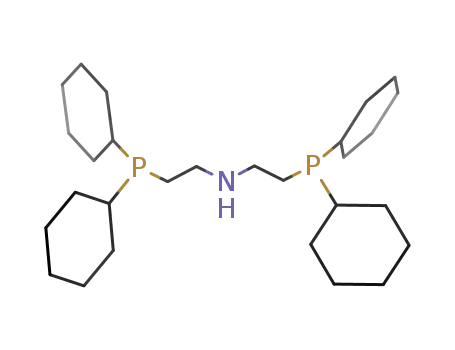 Molecular Structure of 550373-32-5 (Bis[2-(dicyclohexylphosphino)ethyl]amine, min. 97%)