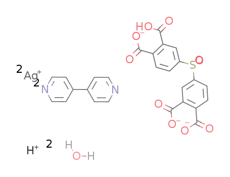[Ag(4,4'-bipyridine)]2*3,3',4,4'-tetracarboxydiphenylsulfone(2-)*2water