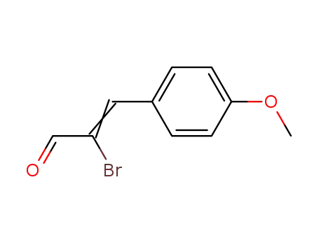 Molecular Structure of 13532-16-6 (2-Propenal, 2-bromo-3-(4-methoxyphenyl)-)