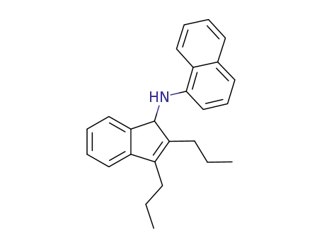 N-(2,3-dipropyl-1H-inden-1-yl)naphthalen-1-amine