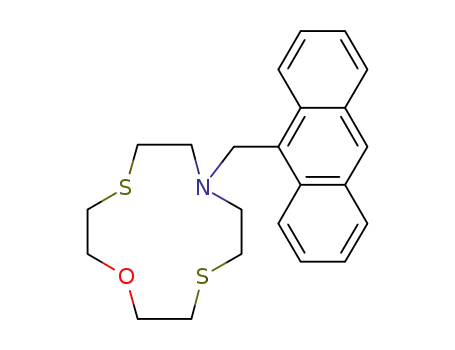 1-(9-anthracenylmethyl)-1-aza-4,10-dithia-7-oxacyclododecane