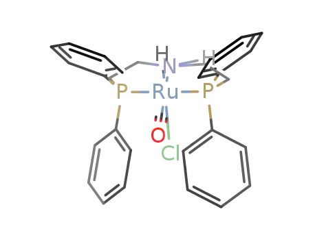 Molecular Structure of 1295649-40-9 (Carbonylchlorohydrido[bis(2-(diphenylphosphinoethyl)aMino]rutheniuM(II), Min.98%  Ru-MACHO)