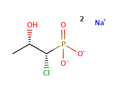 syn-(1R,2S)-1-chloro-2-hydroxypropane phosphonic acid disodium salt