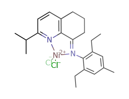 2,6-diethyl-4-methyl-N-(2-isopropyl-5,6,7-trihydroquinolin-8-ylidene)phenylaminonickel(II) dichloride