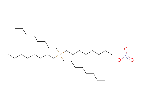 Molecular Structure of 29578-61-8 (Phosphonium, tetraoctyl-, nitrate)