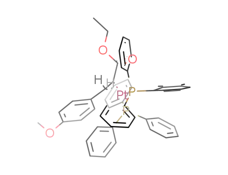 bis(triphenylphosphine)-(η2-ethyl 4-methoxycinnamate)platinum(0)