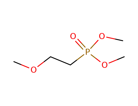 Molecular Structure of 26119-43-7 (Phosphonic acid, (2-methoxyethyl)-, dimethyl ester)