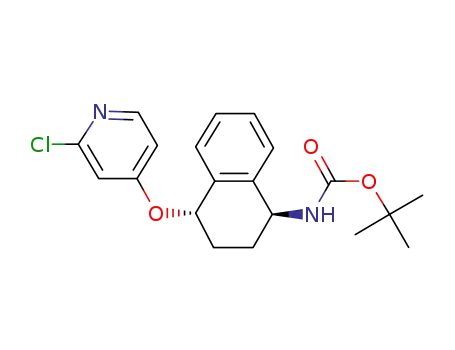[(1S,4S)-4-(2-chloro-pyridin-4-yloxy)-1,2,3,4-tetrahydro-naphthalen-1-yl]-carbamic acid tert-butyl ester