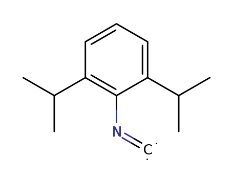 Molecular Structure of 2008-61-9 (Benzene, 2-isocyano-1,3-bis(1-methylethyl)- (9CI))