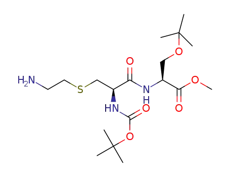 (S)-methyl 2-((R)-3-((2-aminoethyl)thio)-2-((tert-butoxycarbonyl)amino)propanamido)-3-(tert-butoxy)propanoate