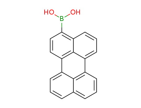 Molecular Structure of 955121-20-7 (Perylene-3-boronic acid)