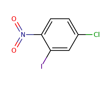Molecular Structure of 160938-18-1 (4-chloro-2-iodo-1-nitrobenzene)