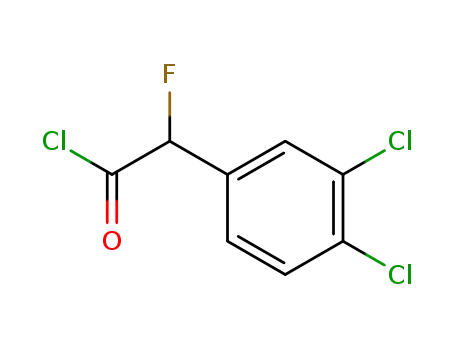 3,4-dichloro-α-fluorophenylacetic acid chloride