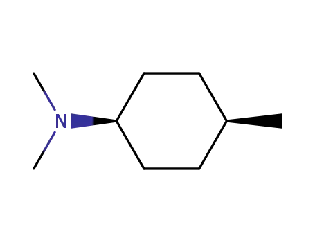 Molecular Structure of 2523-66-2 (Cyclohexanamine, N,N,4-trimethyl-, cis-)
