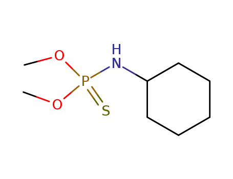 Molecular Structure of 941-39-9 (N-Cyclohexylphosphoramidothioic acid O,O-dimethyl ester)