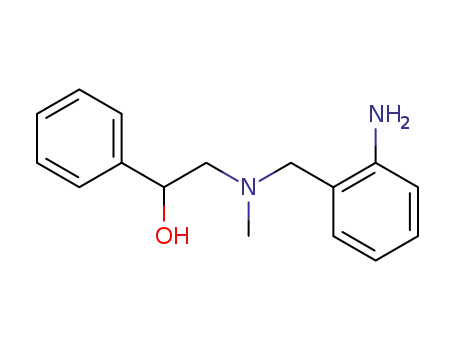 Molecular Structure of 65514-97-8 (alpha-[[[(2-aminophenyl)methyl]methylamino]methyl]benzyl alcohol)