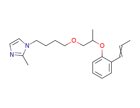 2-methyl-1-{4-[2-(2-(prop-1-enyl)phenoxy)propoxy]butyl}-1H-imidazole