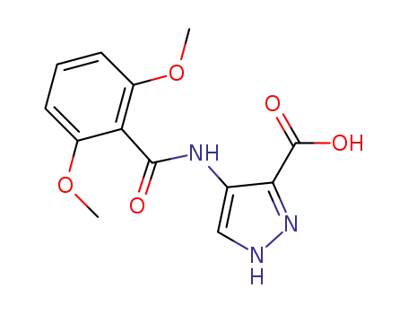 4-(2,6-dimethoxybenzamido)-1H-pyrazole-3-carboxylic acid
