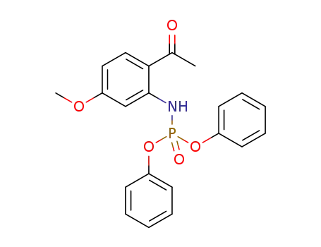 diphenyl (2-acetyl-5-methoxyphenyl)phosphoramidate