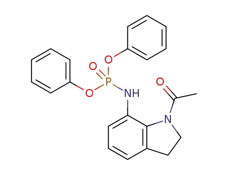 diphenyl (1-acetylindolin-7-yl)phosphoramidate
