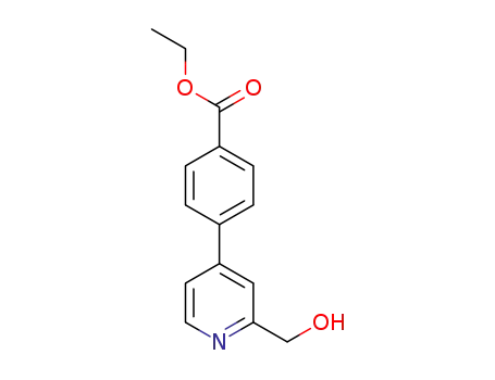 ethyl 4-(2-(hydroxymethyl)pyridin-4-yl)benzoate
