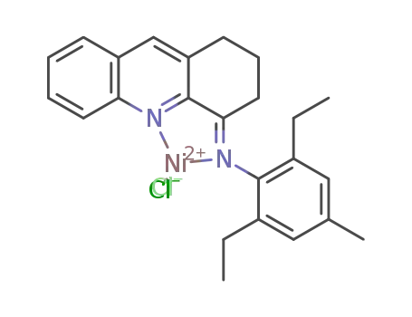4-(2,6-diethyl-4-methylphenylimino)-1,2,3-trihydroacridylnickel(II) dichloride