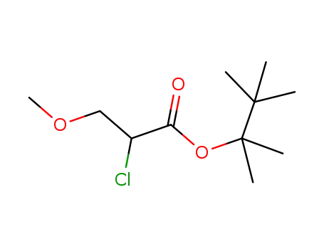 2,3,3-trimethylbut-2-yl 2-chloro-3-methoxypropionate