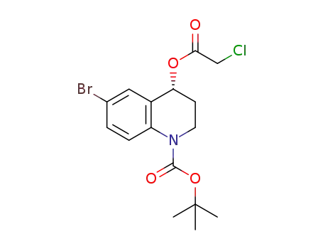 (R)-tert-butyl 6-bromo-4-(2-chloroacetoxy)-3,4-dihydroquinoline-1(2H)-carboxylate